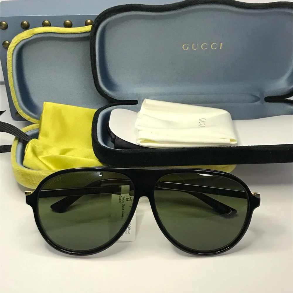 💯 - New Authentic GUCCI GG0829SA 002 Aviator Sunglasses